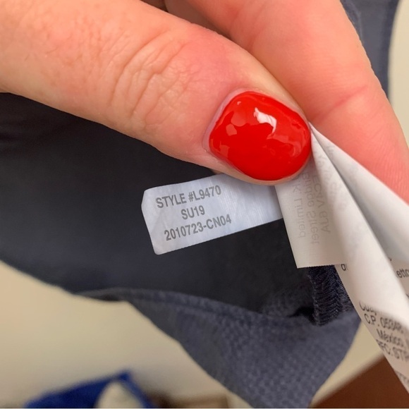 J.CREW 365 Navy Blue V-Neck Hammered Silk Blouse - Picture 8 of 9